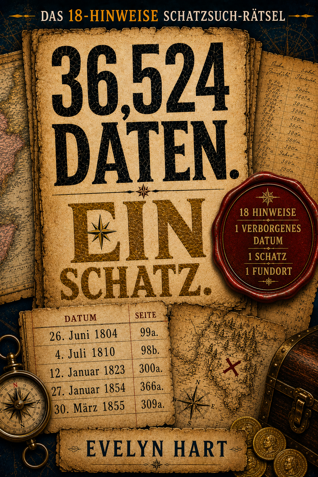 Titelseite von 36,524 Dates. One Treasure.